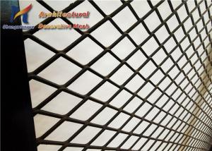 China 1.0mm Mild Steel Expanded Mesh Car 4s Shop Dividers Lacquered Black Frame wholesale