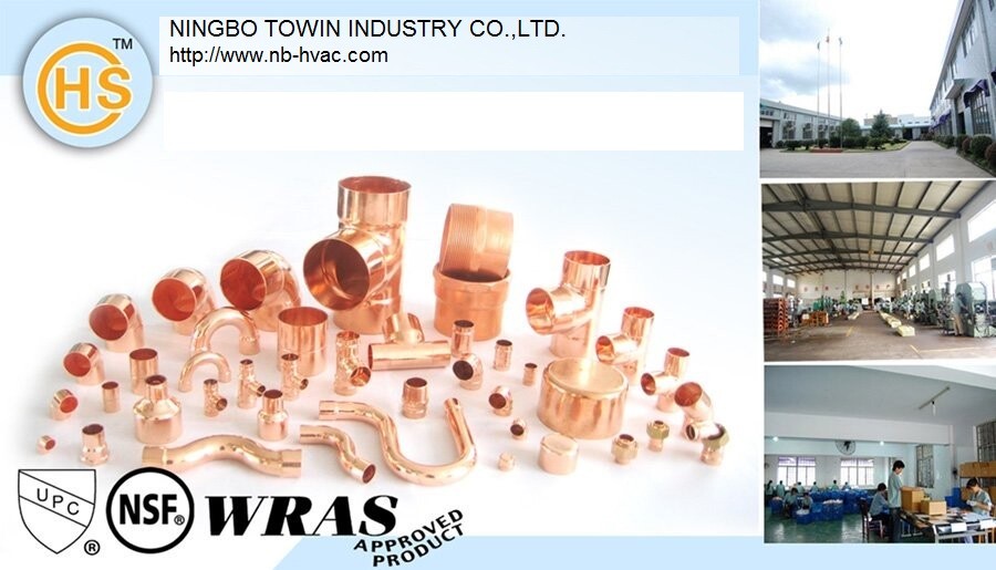 China Copper fitting Reducing Coupling, Coupling - Reducer C X C, For refrigeration and air con wholesale