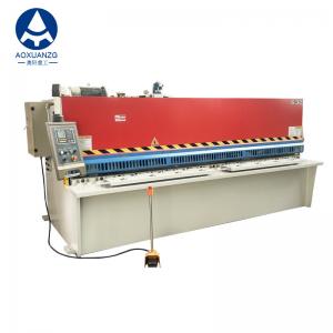 China Good Cost 6*3200mm Hydraulic Cutter Carbon Steel Shearing Machine CNC E21s Controller wholesale