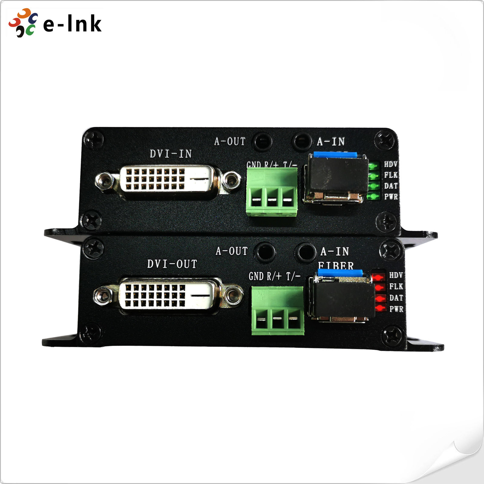 China 20km 1Ch Bidirectional DVI Fiber Optic Extender RS232 wholesale