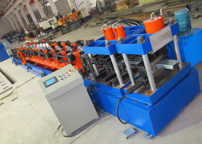 Quality High Speed Cold Roll Forming Machine , Quick Interchangeable C Purlin Machine for sale