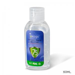 China Disposable Hand Sanitizer Gel 60ml Disinfectant Antibacterial Liquid 75% Alcohol wholesale