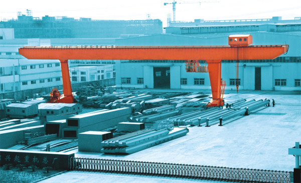 China Steel Inventory Yard L-Shape Gantry Crane for Road Construction Sites wholesale