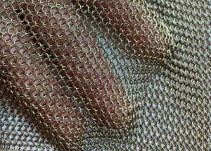 China Welded 0.53mm Wire Diameter Chain Mail Mesh For Security Gloves Clothes wholesale