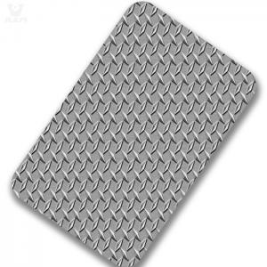 China SGS 0.2mm 201 SS Stainless Steel Checkered Plate Fireproof wholesale