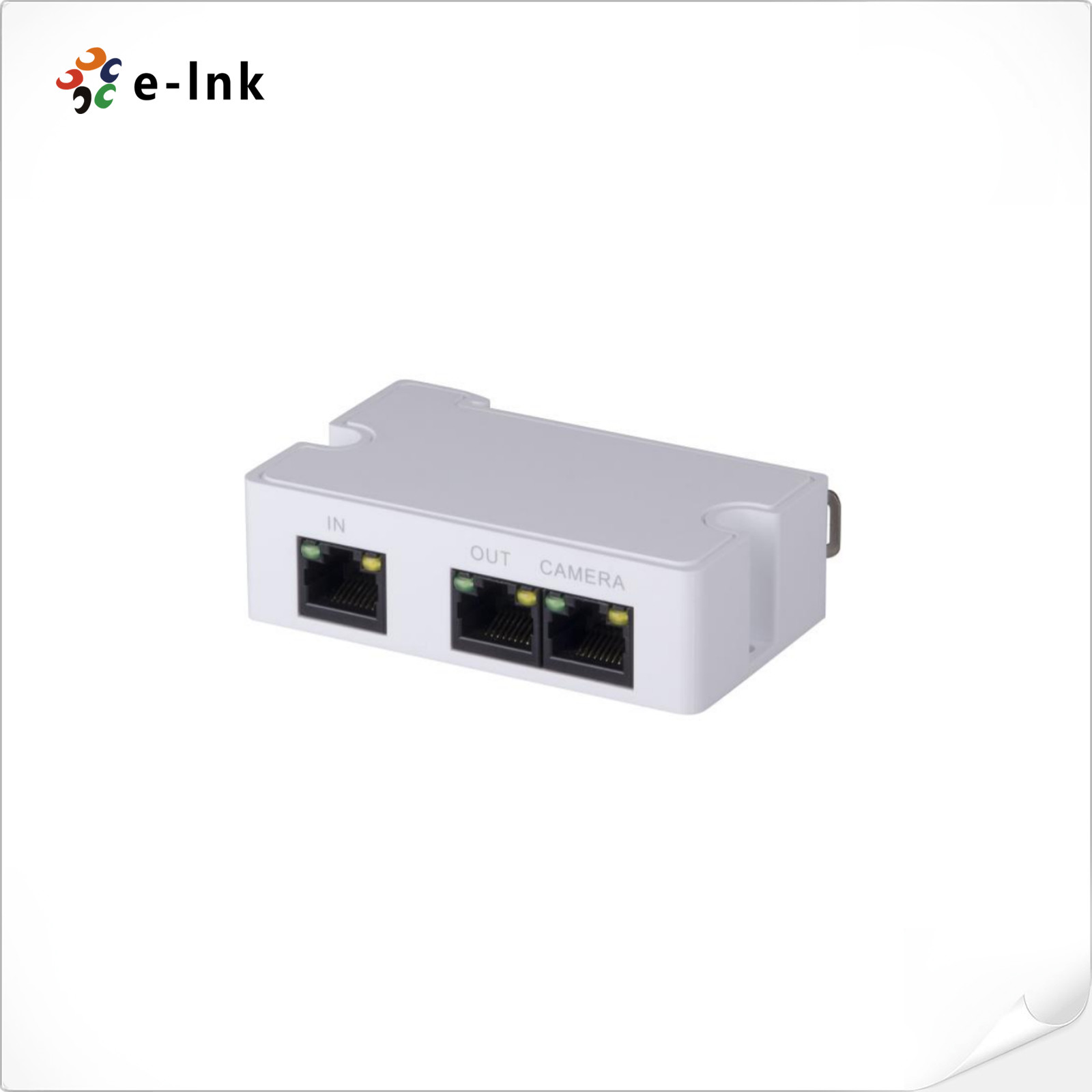 China Mini DIN - Rail Power Over Ethernet Splitter 2 Port POE Extender 3W Power Consumption wholesale