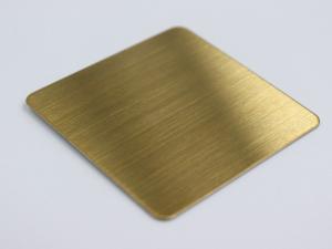 China No Fade 312 4.0mm Gold Mirror Stainless Steel Sheet wholesale