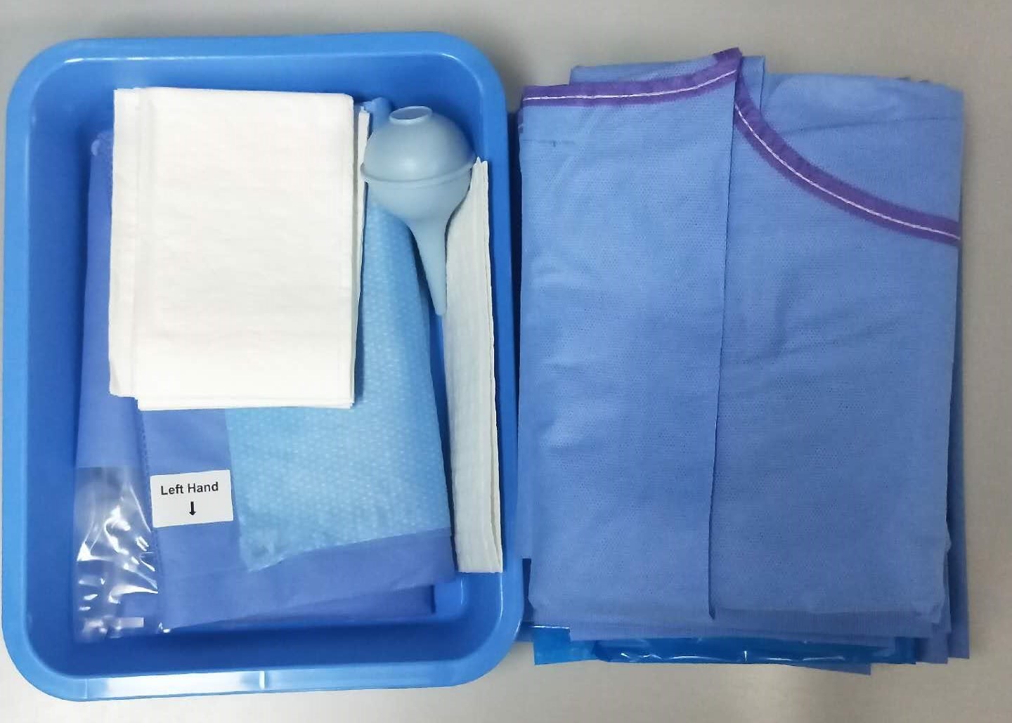 China Caesarean Section Surgical Procedure Packs One time PE Film Hospital Medical Supply wholesale