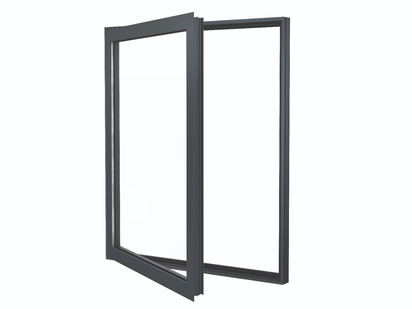 China 1.4mm Aluminum Frame Casement Windows wholesale