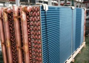 China Compact Fin Type Heat Exchanger For Commercial / Industrial Refrigeration Equipment wholesale