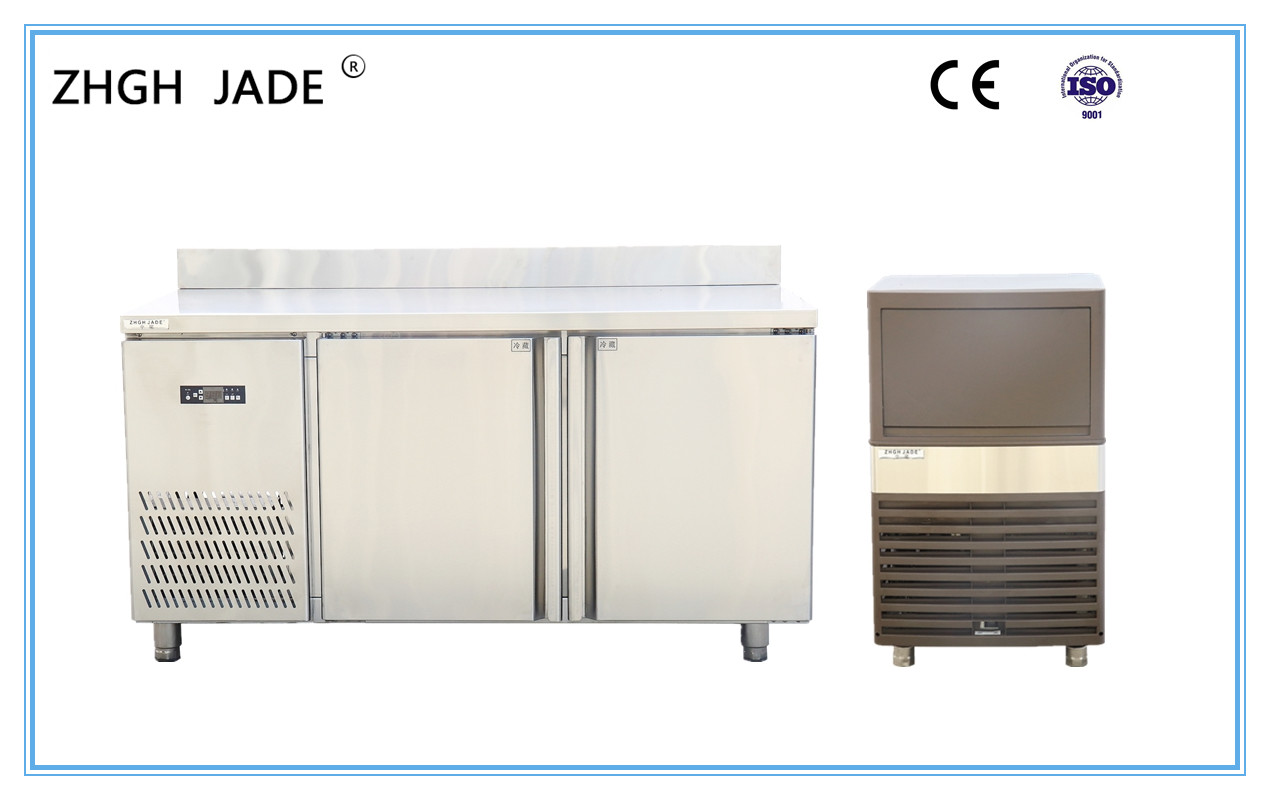 China Two Doors Commercial Restaurant Refrigerator Lower Noise Running 2 - 8℃ wholesale