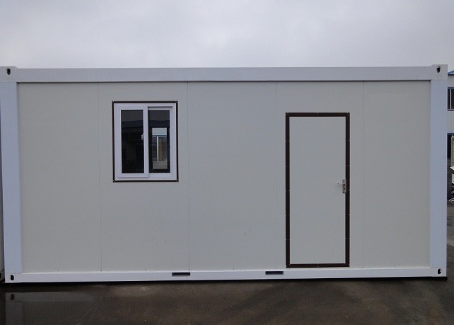 Wind Resistance Flat Pack Containers / Storage Container Homes With Sandwich Panel