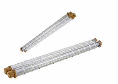 China 90lm / W Double Tube Light IP65 Explosion Proof Led Pole Linear Light Fixtures wholesale