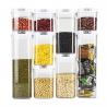 Buy cheap 9 Pcs Set Stackable Transparent Pantry Airtight Cereal Dry Food Plastic Storage from wholesalers