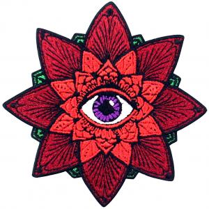 China The Aztec Eye Embroidered Logo Patches For Jackets Bag Clothes wholesale
