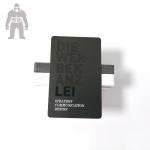 China Customised Matt Black Plastic PVC Membership Card 85.5x54x0.76mm wholesale