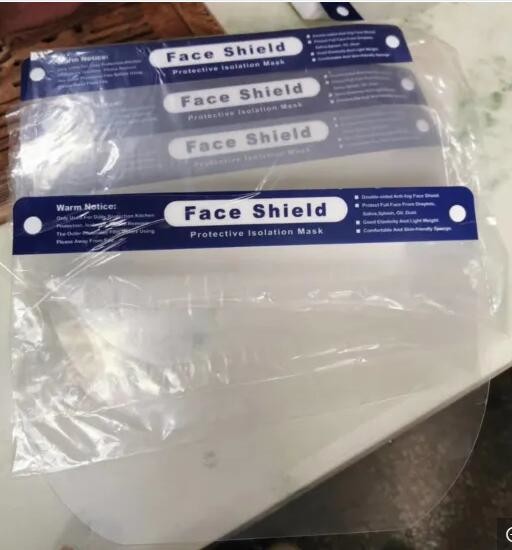 China Full Cover 32 X22cm Plastic Protective Face Shield wholesale