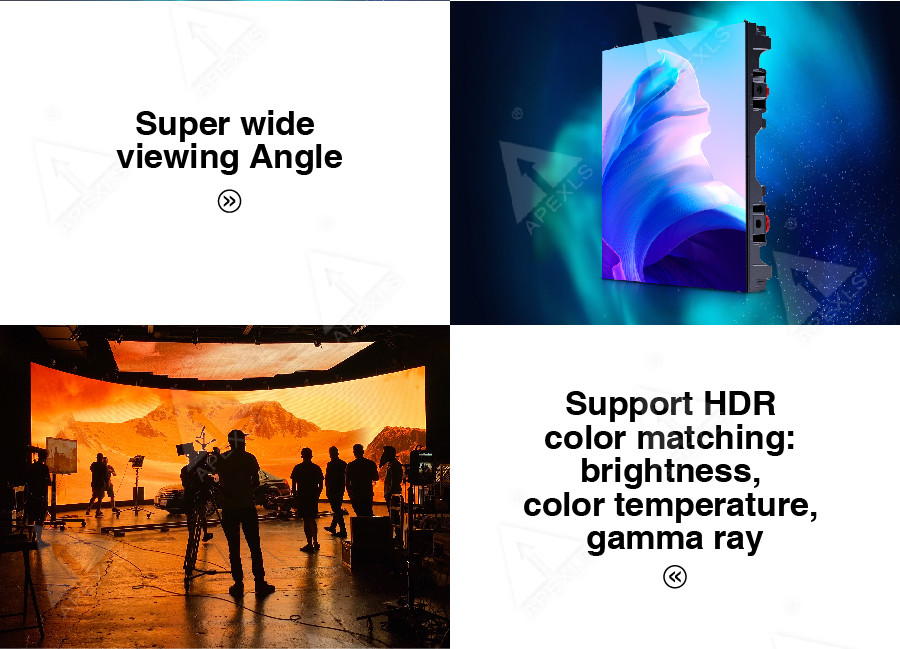 P1.9mm XR Led Screen Virtual Production 3840Hz 7680HZ High Refresh Rate