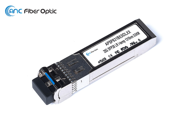 China 25G SFP28 LR SM Optical Transceiver Module 1310nm 10km For Industrial Temperature wholesale