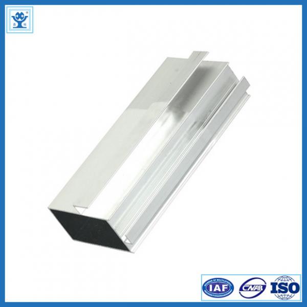 Quality Imitation steel color 6063 T5 extruded aluminium kitchen profile for kitchen cabinet for sale