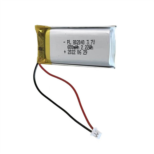 China 3.7V 600mAh Rechargeable Lithium Polymer Battery 802040 For Electronic Cigarette wholesale