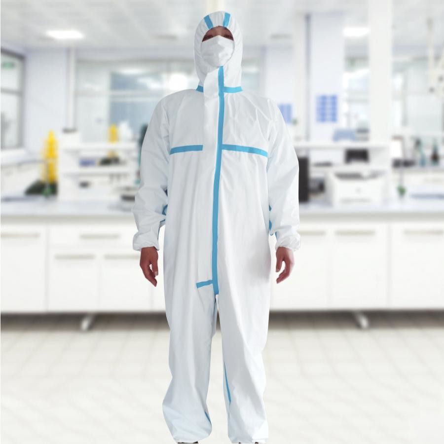 China Epidemic Prevention Disposable Protective Suit For Clinic / Hospital / Laboratory wholesale