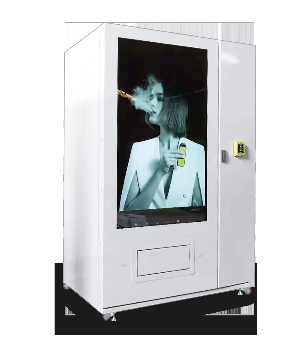 China Automatic E-Cigarette Vending Machine With 55 Inch Touch Screen Micron Smart Vending Machine wholesale