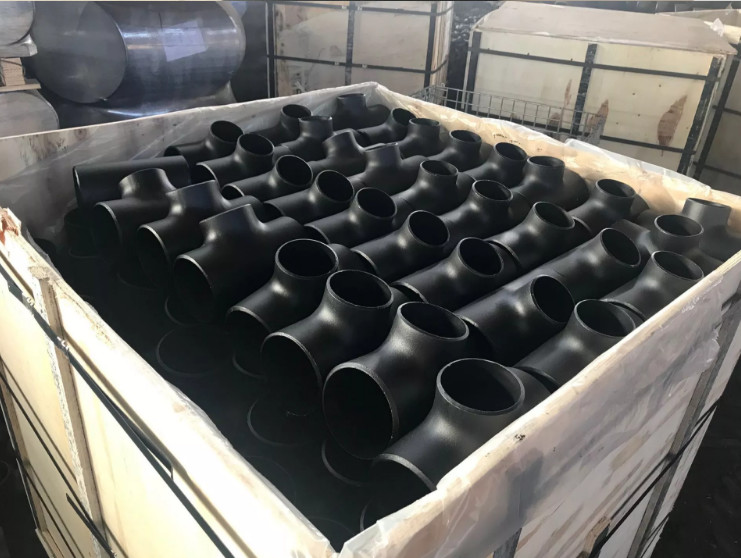 China ASME B16.9 Carbon steel butt weld SCH40 STD equal Tee/SS 321 304 316 A403 WP304 316 Seamless Butt welding SCH40 Tee wholesale