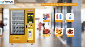 China LED lighting lucky vending machine with cashless payment systems, large box vending machine, Micron wholesale