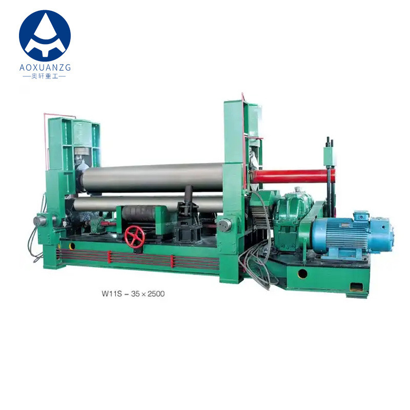 China Universal Upper Three Roller Plate Rolling Machine With PLC Preheating wholesale