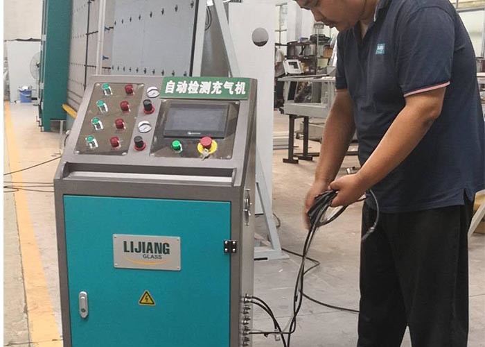 China Smart Argon Gas Filling Machine For Double Glazing Insulating Glass Production wholesale