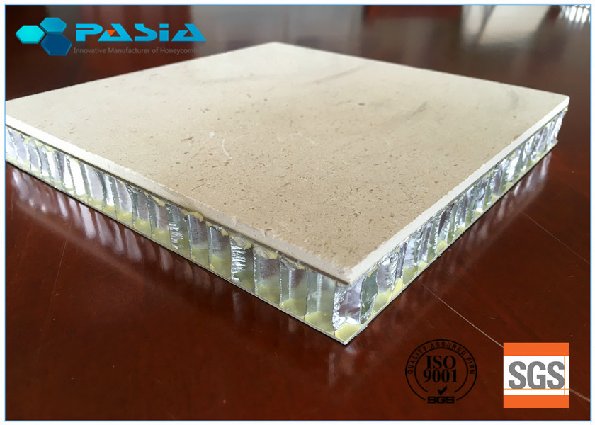 China 25 Mm Thickness Lightweight Marble Panels Match Relevant Fire Resistance Standard wholesale