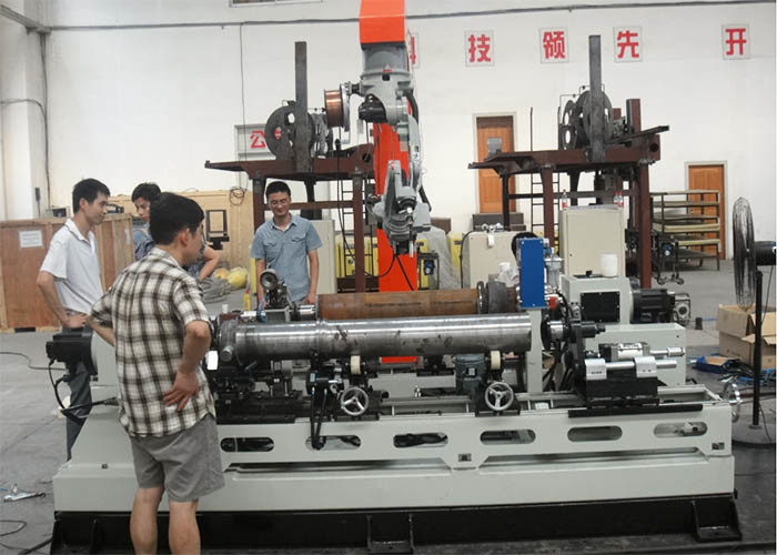 China MIG TIG MAG Robotic Welding Systems Station for Hydraulic Oil Pressure Cylinder wholesale