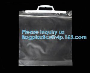 China Frosted K Bag EVA PVC Hanger Bag For Clothes, EVA Frost Drawstring Bag, Frosted EVA Garment Packing Bag Zip wholesale