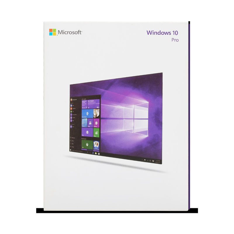 China English / Korean Microsoft Windows 10 Pro Retail Box With USB Installation wholesale