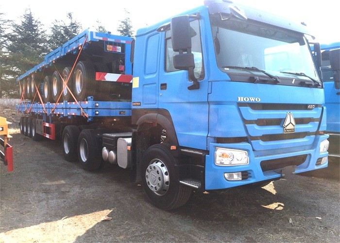 Quality 11.00r20 Flatbed Semi Trailer for sale