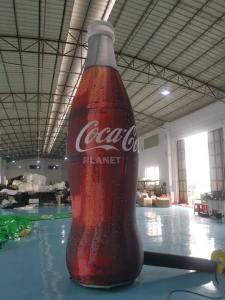 China ASTM 4m Tall Advertising Inflatable Coca Cola Bottle wholesale