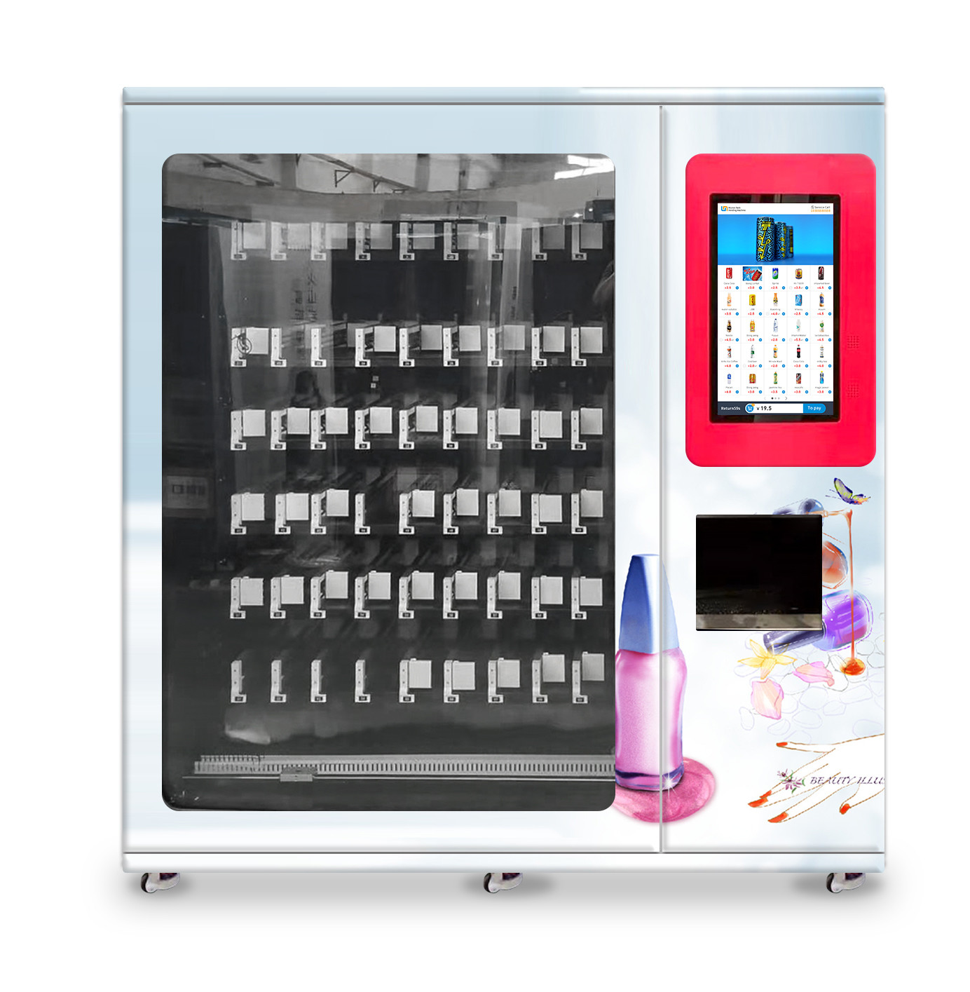 China Nail Polish Cosmetics Vending Machine With X-Y Axis Elevator Adjustable Slot wholesale