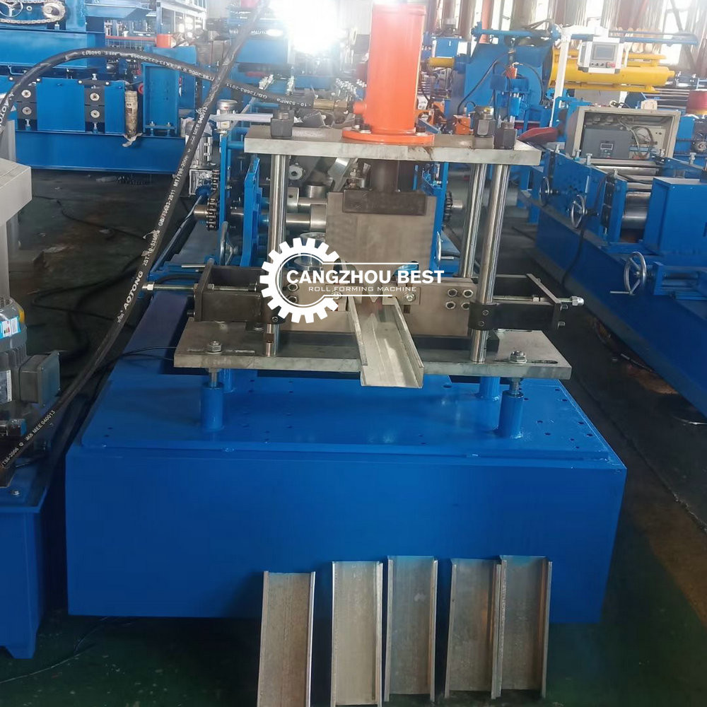 Full Automatic High Speed 2mm C Channel Purlin Roll Forming Machine