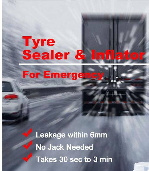 Waterproof MSDS Emergency Tire Sealant Spray Tyre Sealer Fix
