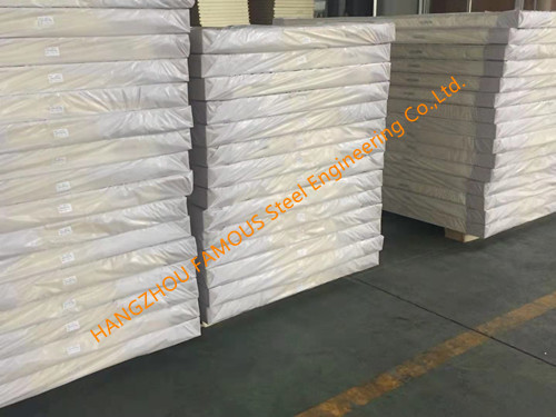 China Tongue and groove PU sandwich panels for cold room, camlock included polyurethane sandwich panels for freezer wholesale