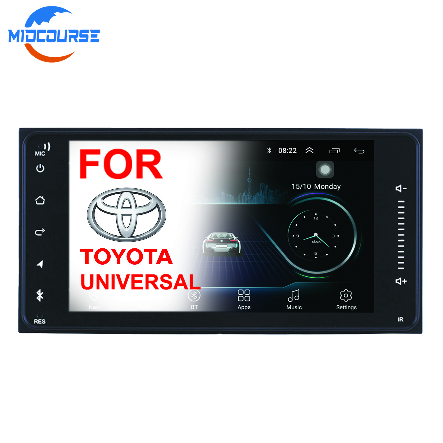 Buy cheap 2 Din Car Stereo Multimedia Player System Car Media Player Bluetooth For Toyata from wholesalers