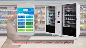 China Combo Cabinets Cup Noodle Vending Machine With Hot Water Multi Function wholesale