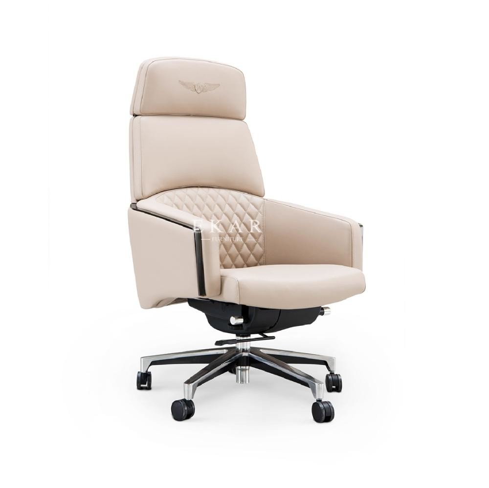 China Modern Design Leather Executive Office Chair With Wheels W001S21 wholesale