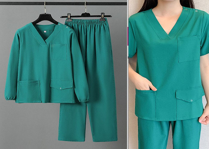China Hospital Uniforms Spandex Scrub Suits Sets Non Irritant Customization Available wholesale