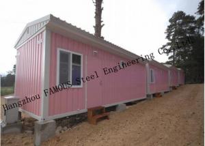 China Light Duty 40ft Prefab Container House For Temporary Accommodation With Painted Surface wholesale