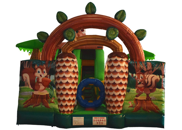 China Commercial Squirrel Standard Dry Slide Inflatable Kangaroo Fun City For Children wholesale