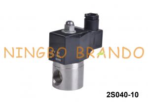 China 2S040-10 3/8'' 2/2 Way NC Stainless Steel Water Solenoid Valve 220V wholesale
