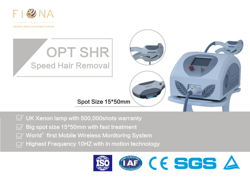 Quality AFT OPT SHR Hair Removal Machine High Frequency For Salon CE Certification for sale