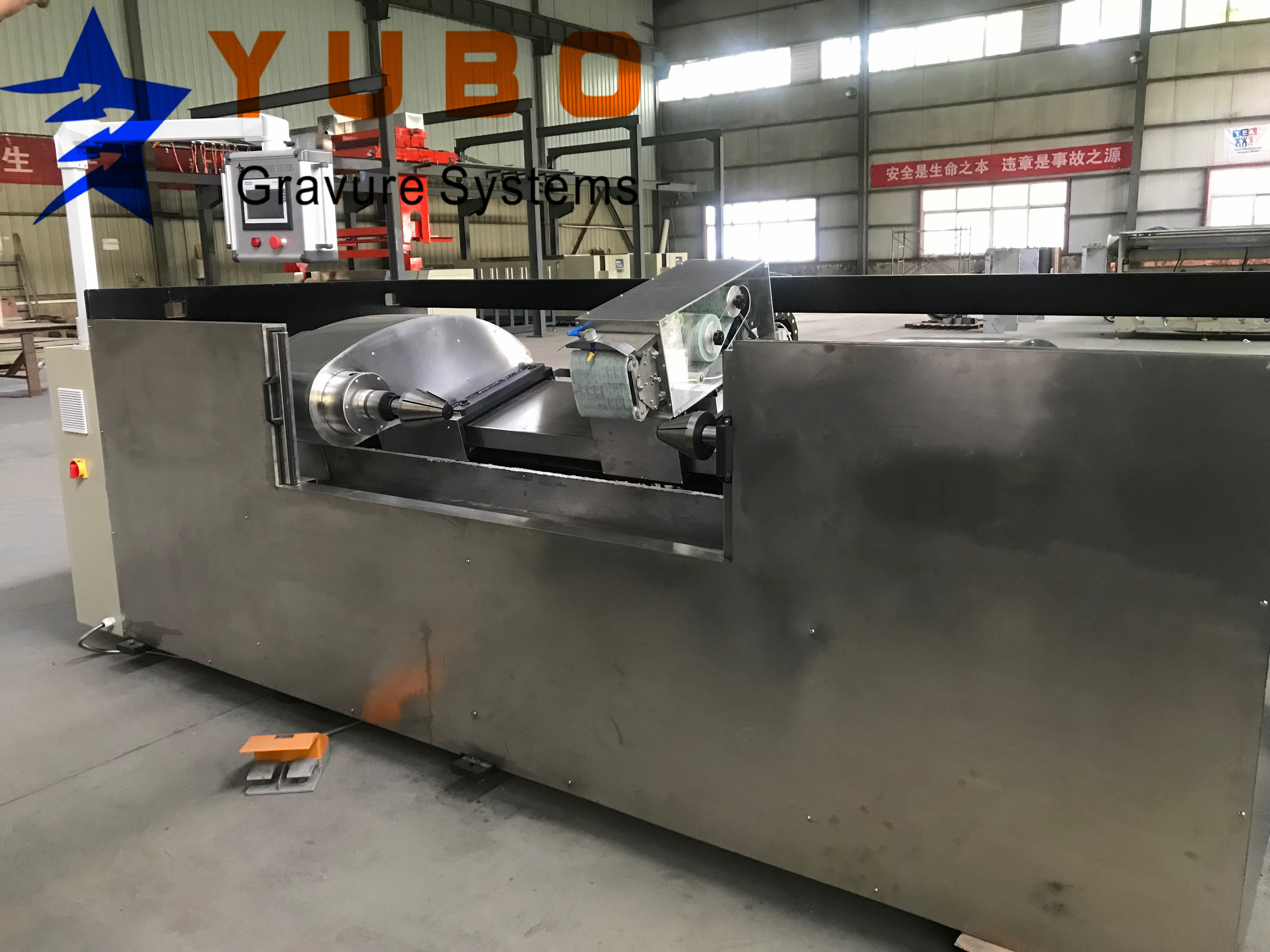 China Chrome finishing machine for gravure cylinder polishing wholesale